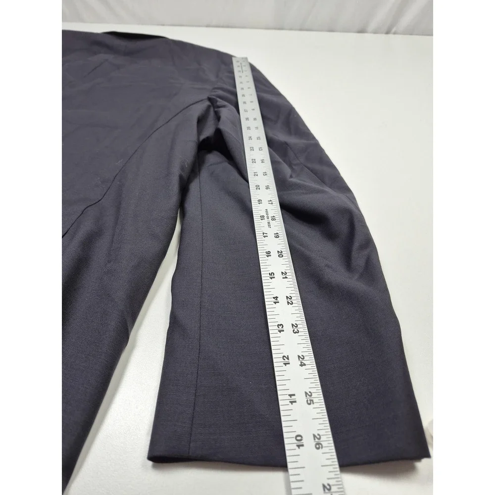 Prontomoda Suit Jacket Mens 50L Big Tall Navy Merino Wool Super 140s 2B NWT